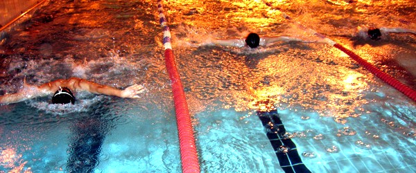 Relay racing at a training session